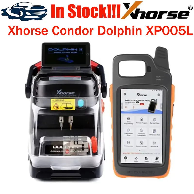 

In stock Xhorse Condor Dolphin XP005L XP-005L Dolphin XP005 Dolphin II Key Cutting Machine with Adjustable Touch Screen