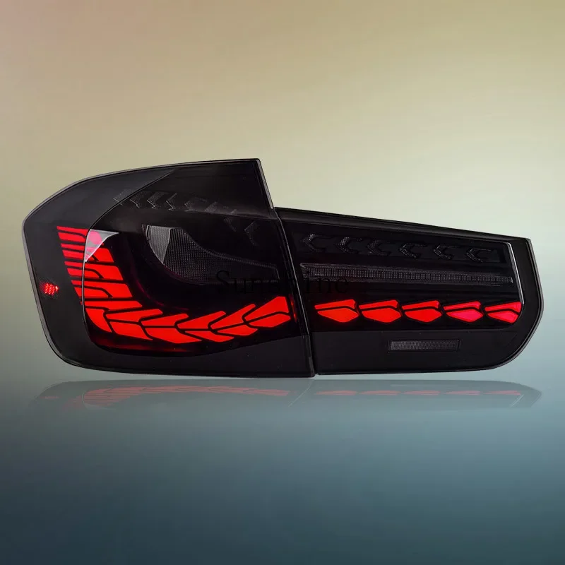 

Dedicated to 3 Series F30 tail light assembly F35 modified dragon scale LED dynamic touch of blue water steering