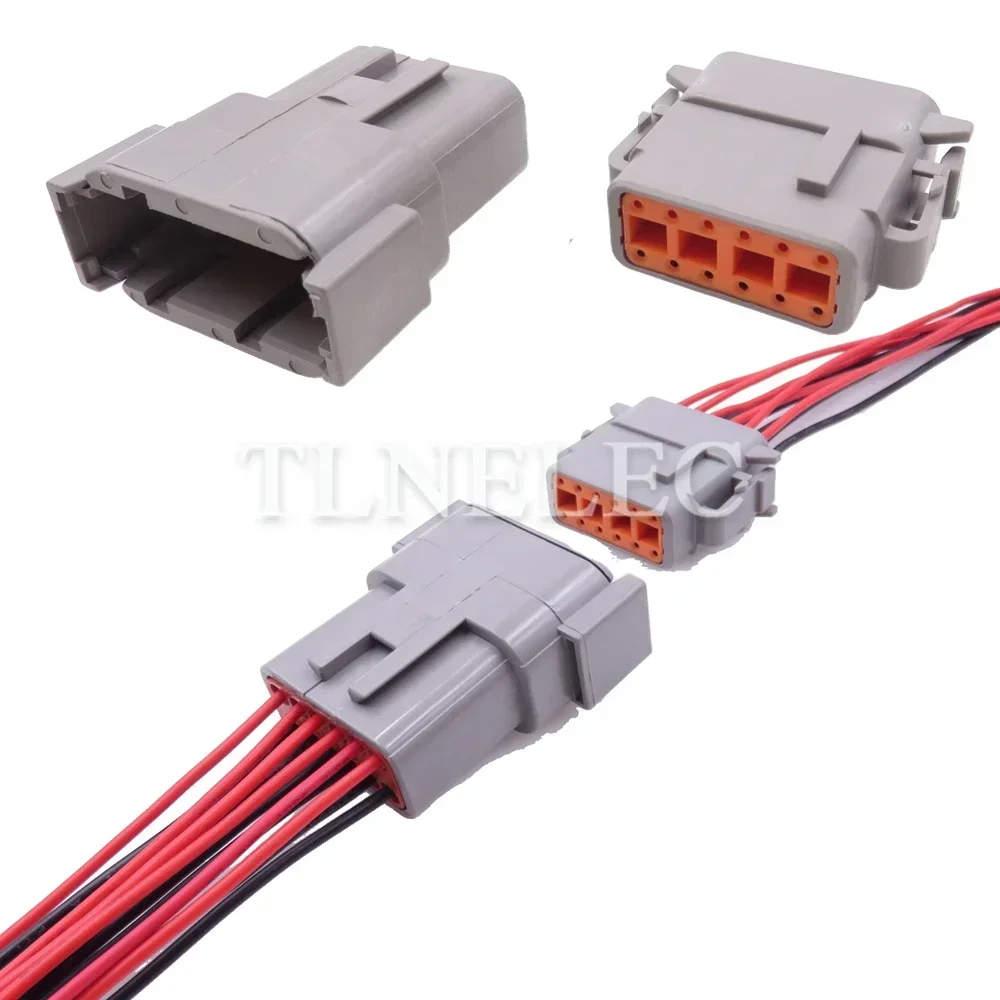 12 Pin Way Auto Wire Harness Socket With Wires Car Sealed Connectors DTM04-12P ATM04-12P DTM06-12S ATM06-12S