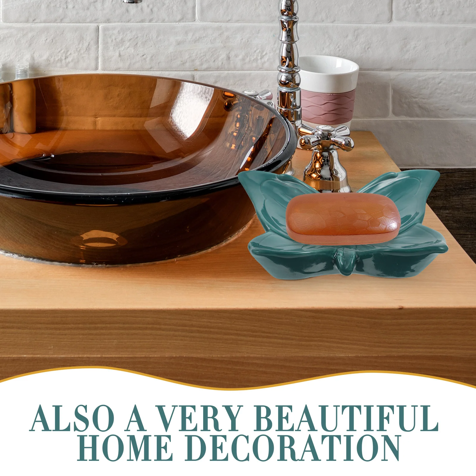 

Ceramic Soap Dish Decorative Butterflies Draining Bathroom Bar Soap Holder Tray Storage Bathroom Supply Home Decor