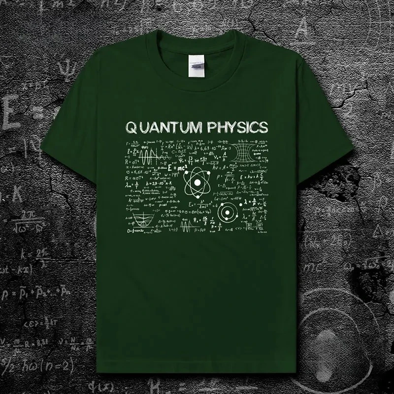 The Mathematical Formula of Atomic Relativity Quantum Mechanics T-Shirt Cotton O-Neck Short Sleeve Unisex T Shirt New Size S-3XL