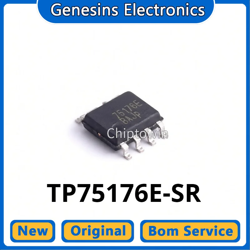 5/50/500 pcs TP75176E-SR 75176E SOP-8 RS-485 Transceiver W7