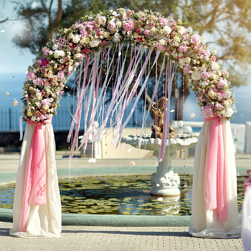 إكليل الزهور الرغوي المبلل سهل الاستخدام للمناسبات الخاصة وحفلات الزفاف وحفلات أعياد الميلاد وحفلات التخرج ومستلزمات ترتيب الزهور #2