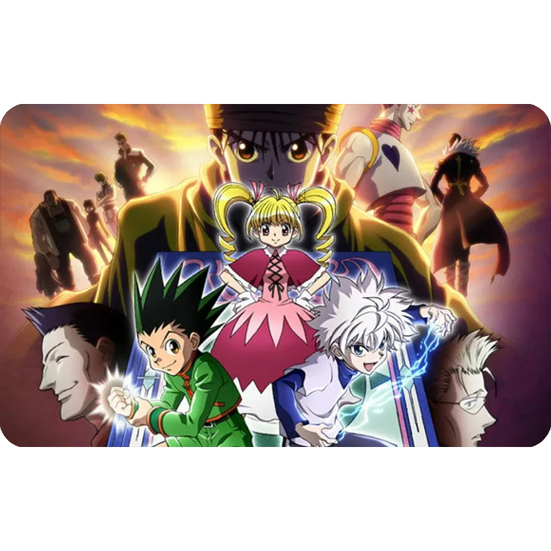 Japanese Anime New Hunter X Hunter Refrigerator Magnet, Suitable for Home Kitchen, Refrigerator Wall Door Office DIY Decoration