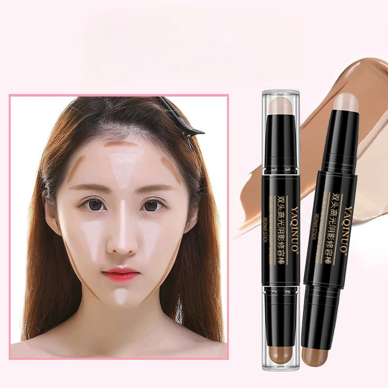 1PC Face Foundation Concealer Pen Donkere kringen Corrector Contour Concealers Stick Foundation Stick