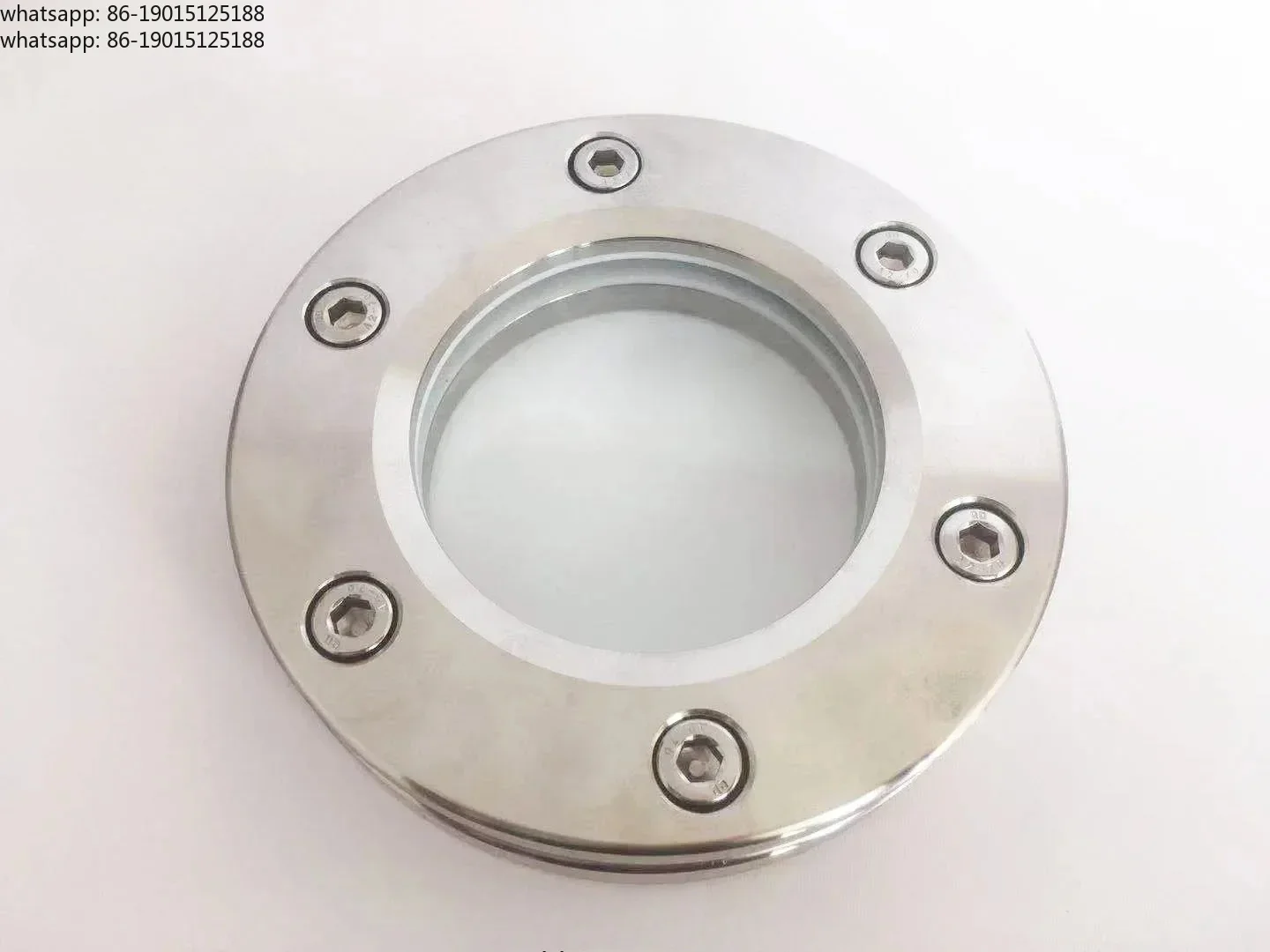 304 stainless steel flange sight glass, glass window, sanitary clip-on viewing port, DN100