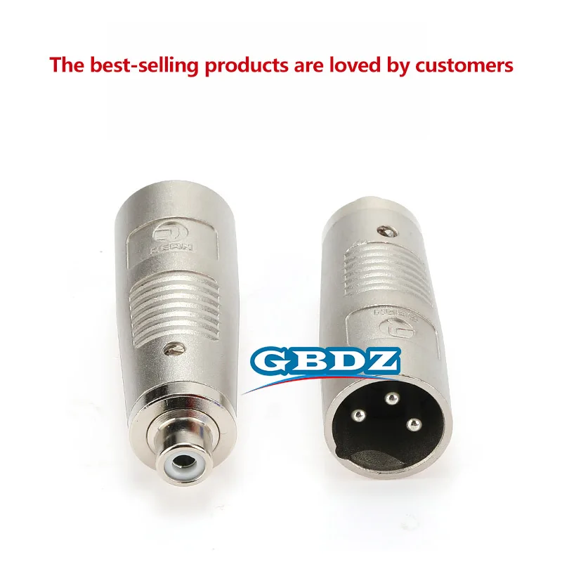 3-poliger XLR-Stecker auf Cinch-Buchse 6,35 3,5 Audio-Konvertierungsstecker Doppelwege-Docking-Stecker XLR auf XLR-Stecker-Buchse Video-Adapter – Detail 5
