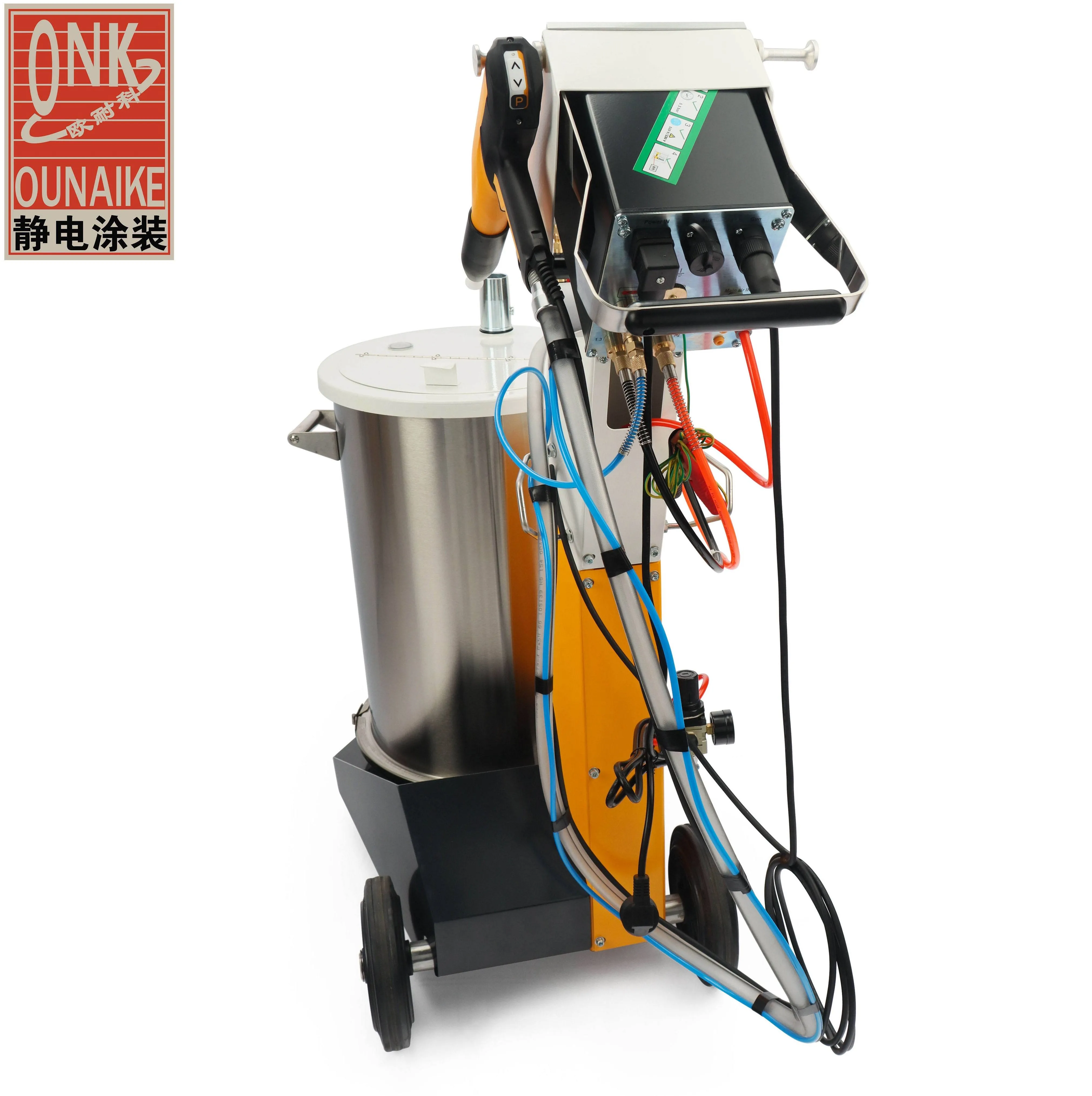 Manual Electrostatic Powder Coating Machine Spraying  In Metal Painting Machinery