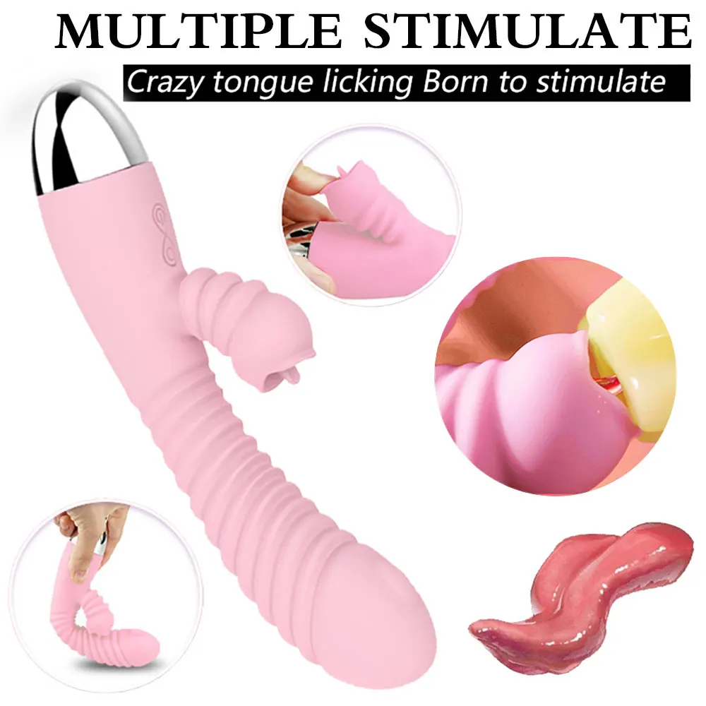 12 Speeds Heating Telescopic Vibrators Dildos for women Sex Toys Penis Vibrator female Rechargeable sucking machine