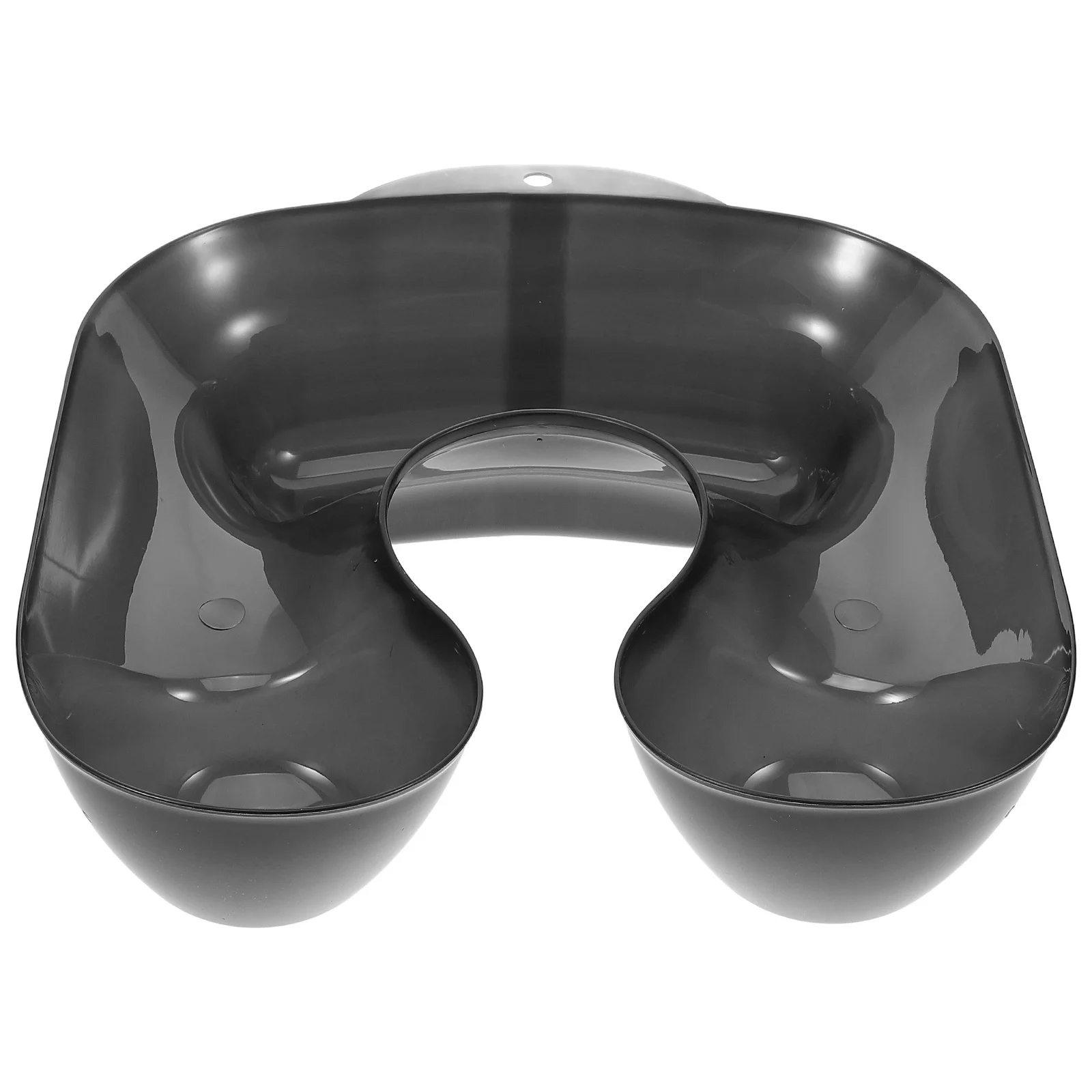 صينية الرقبة لتصفيف الشعر والصباغة، صينية غسيل الشعر البلاستيكية، مسند الرقبة في صالونات التجميل وتصفيف الشعر والتلوين وواقي الكتف