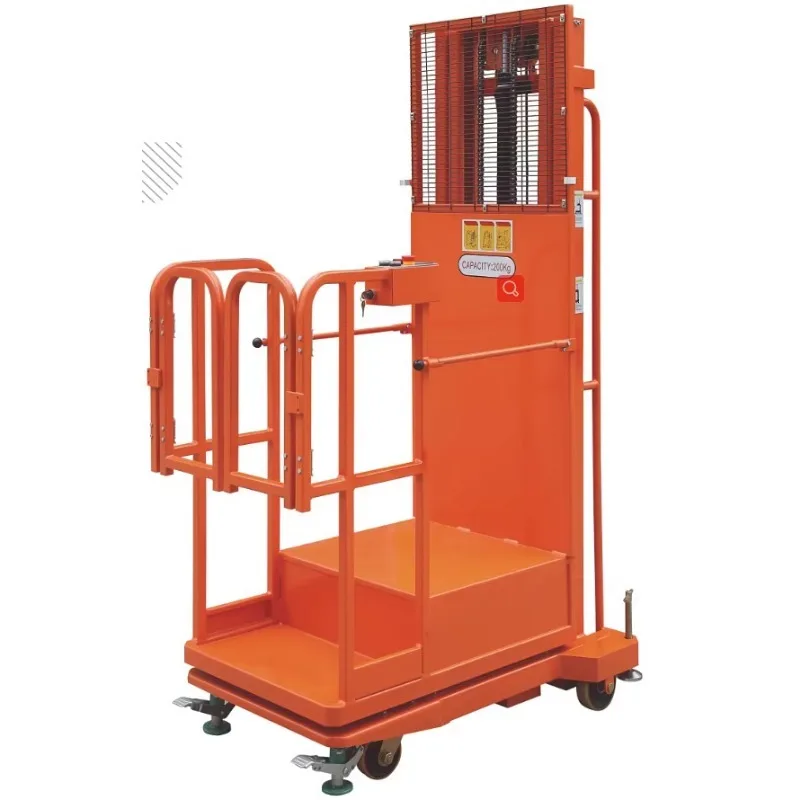 Customized Low Price SEP2-2.8/3.3/4.4/4.5 200kg Portable Powered Semi Electric Order Picker