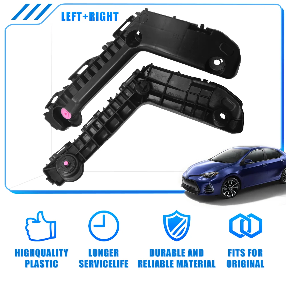 For Toyota Corolla 2017-2019 OEM Front Bumper Mounting Brackets-Left & Right Set-High Quality