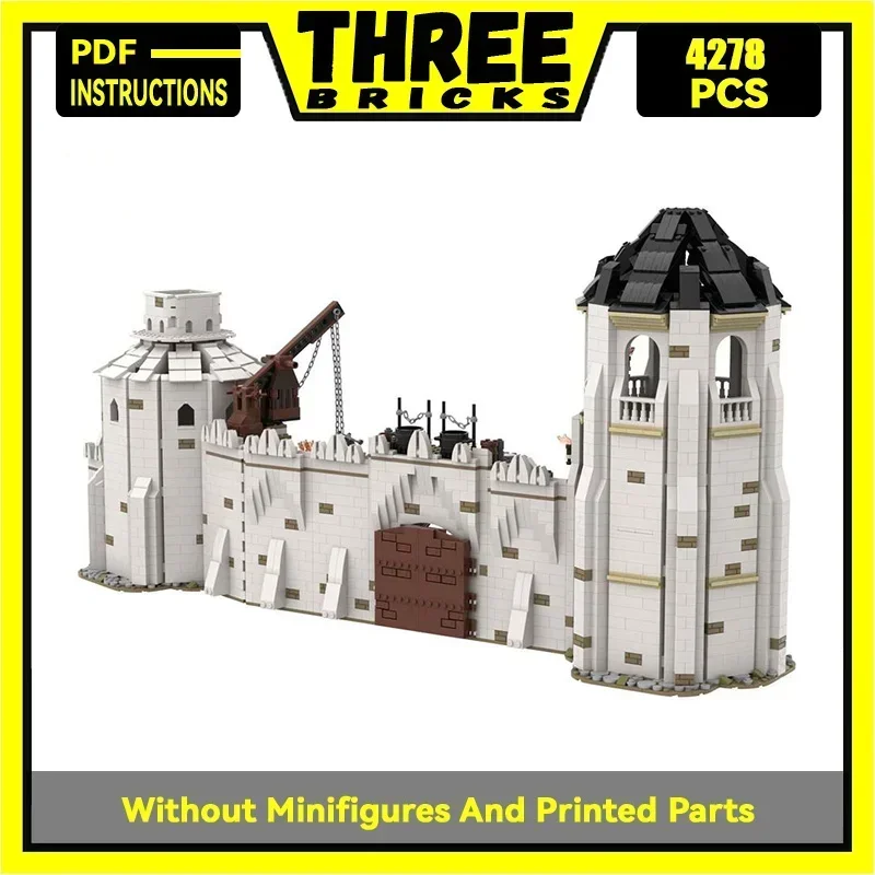 Magical Rings Movie Model Moc Building Bricks Southern Gate Technology Modular Blocks Gifts Christmas Toys DIY Sets Assembly