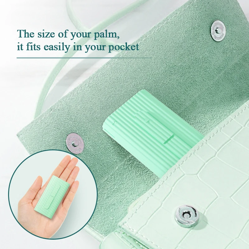 Portable Plastic Automatic Dental Floss Box Reusable Floss Toothpicks Container Box Practical Teeth Holder For Travel Camping