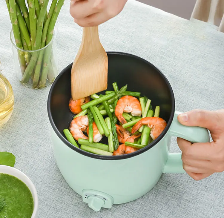 มัลติฟังก์ชั่เครื่องทำอาหารไฟฟ้าในครัวเรือนเดี่ยว/คู่ชั้นหม้อร้อน220V หม้อหุงข้าวไฟฟ้า Non-stick Pan