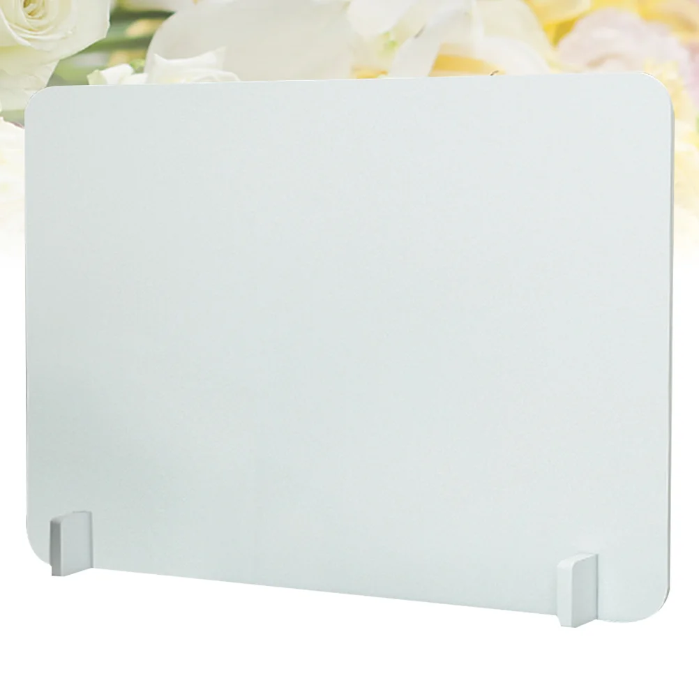 Partition Board Return to Work ใหม่โรงเรียนห้องรับประทานอาหารเดสก์ท็อปสเปรย์ Guard Partition Board (40 ซม.x 40 ซม.)