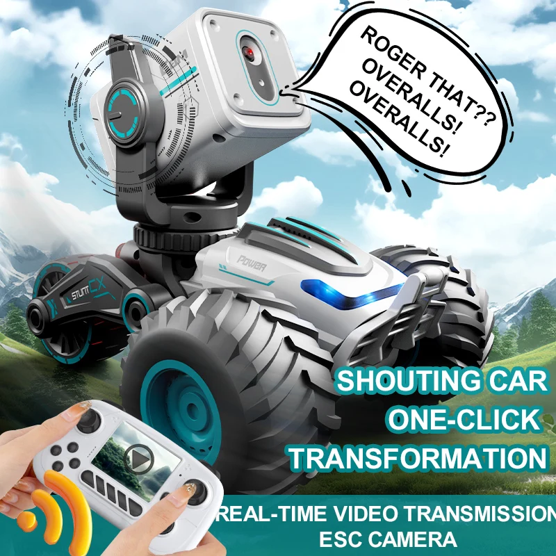 DWI with display screen can take pictures and videos rc car fpv remote conversation and shooting wireless camera RC car