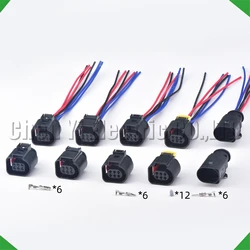 6 Pin Auto Temp sensor Reversing Radar Throttle Valve connector injection Plug 42121700 3B0973813 1J0973713 4H0973713 5N1973206