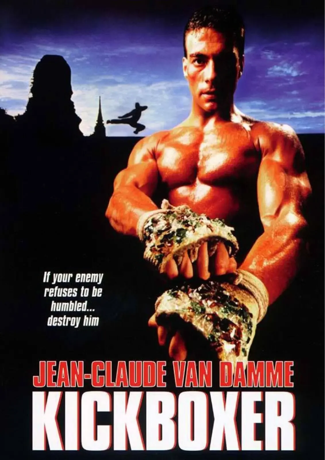 Kickboxer Jean-Claude Van Damme Movie, Print Art Canvas Poster For Living Room Decoration, Home Wall Picture