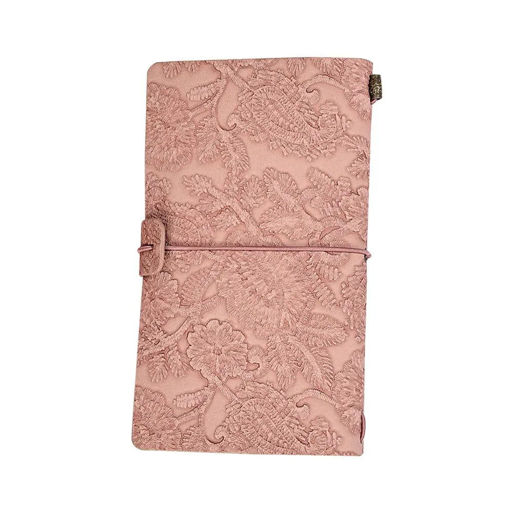 Retro Style Notebook Travel Diary Notebook Students Writing Notepad Embossment Organizer Office Supplies Retro Style Notepad