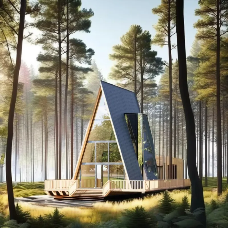 YG مصنع حاوية منزل جاهز المحمولة منزل صغير وحدات فيلا المنازل منزل صغير ضوء الصلب بيوت فيلا الجاهزة #4