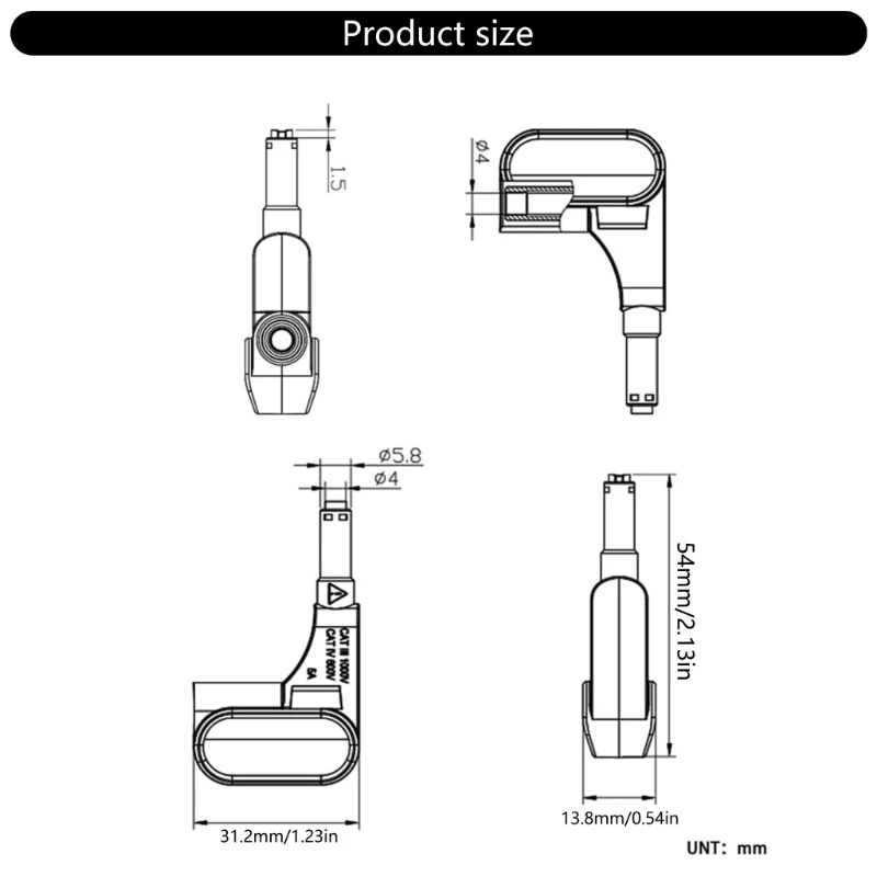 4mmバナナプラグ磁気テストプローブセットクイックアタッチメント多機能磁気テストプローブ回路テストに適しています