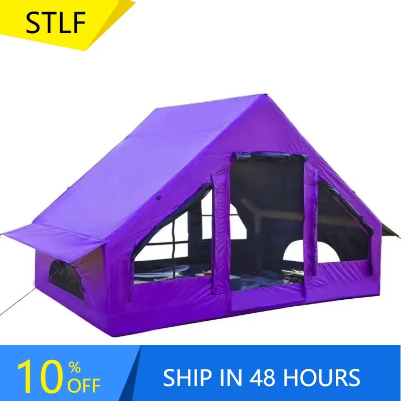 

2025 6.3 Square Purple Color Inflatable Air Automatic Opening Outdoor Camping Cotton Tent