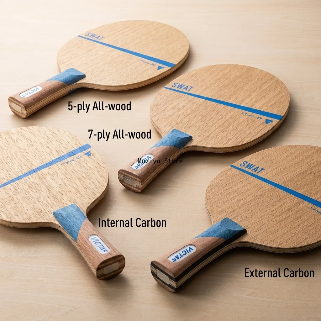 Victas SWAT （tsp swat） 5PW carbon wood Table Tennis racket ping pong blade FL national team  Racquet