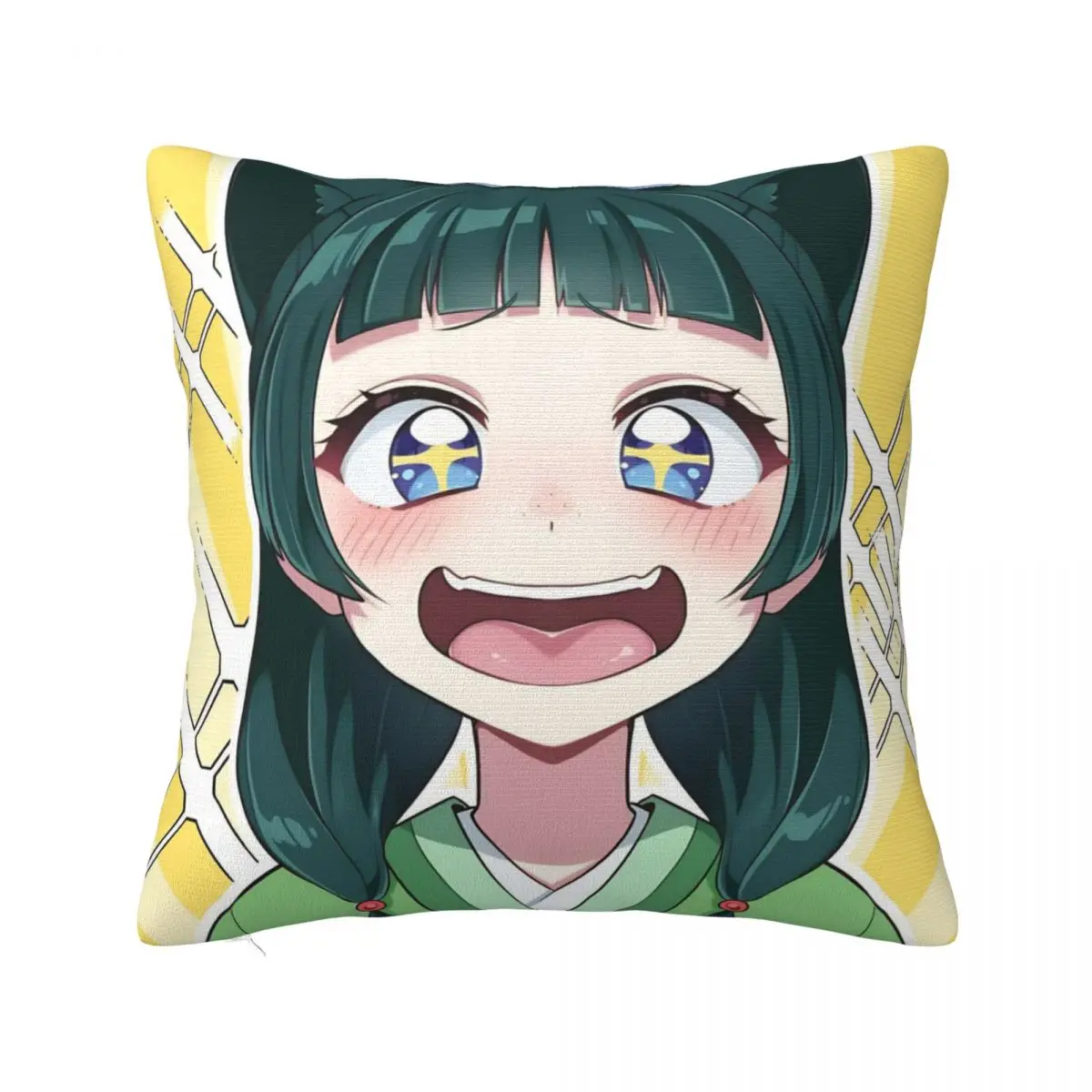 Maomao The Apothecary Diaries Pillowcase Printing Polyester Cushion Cover Decorations Pillow Case Cover Home Wholesale 45X45cm