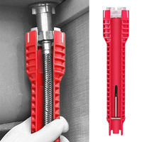 8 In 1 Sink Faucet Wrench Multi-functional Wrench for Toilet Sink Bathroom Kitchen Plumbing Installation Repairs