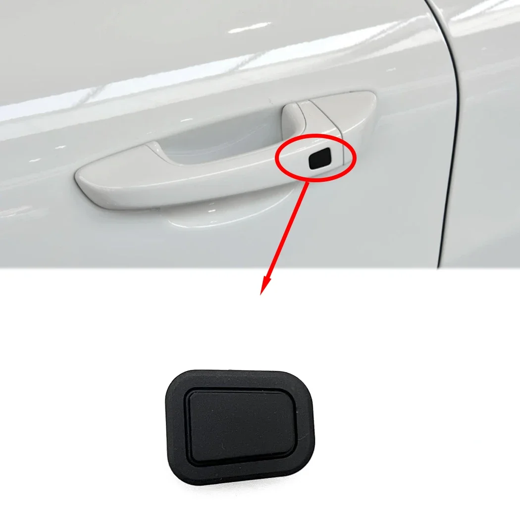 1pc For Porsche 2011-2016 Cayenne Exterior Door Handle Sensor Decorative Rubber Button