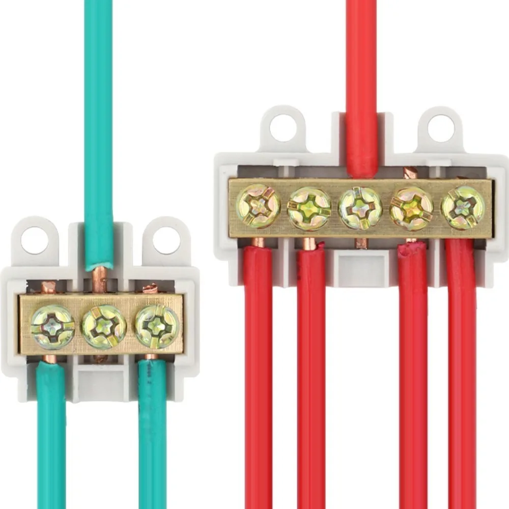 Box Terminal Block Locking Quick Crimp Quick Wire Connector Terminal Block T-type Wiring Terminal High Power Branch Terminal