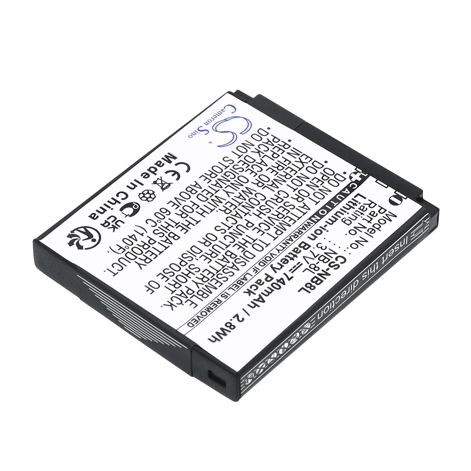 Battery for Canon PowerShot A3000,PowerShot A3000 IS,PowerShot A3100,PowerShot A3100 IS,PowerShot A2200 (740mAh) 3.7V