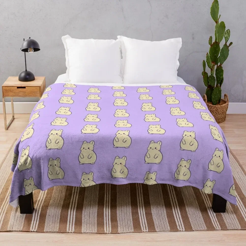 

Cute Hamster Lover Throw Blanket Blankets For Bed Luxury Thicken Blankets