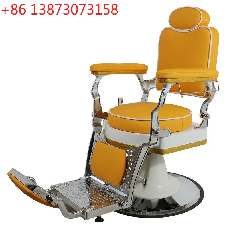 

Barber shop men can put down retro barber big chair oil head chair shaving and shaving hair chair