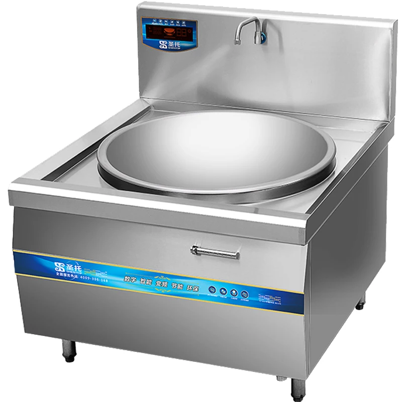 

Индукционная плита Shentop коммерческая, 20 кВт, высокомощная, для гостиниц, школ, столовых, одноконфорочная