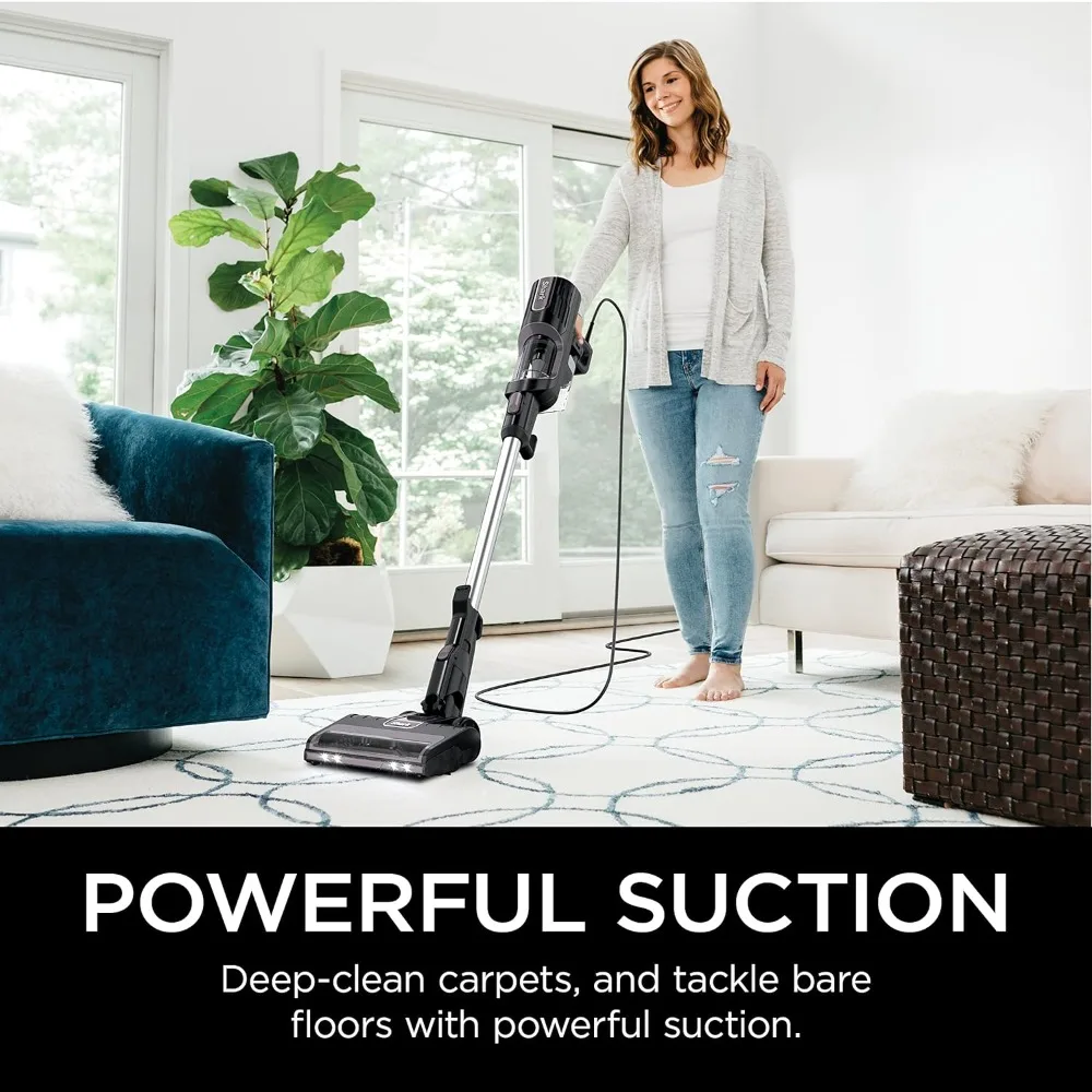 HS152AMZ UltraLight Pet Plus Corded Stick Vacuum, with Swivel Steering, LED Headlights, Removable Dust Cup