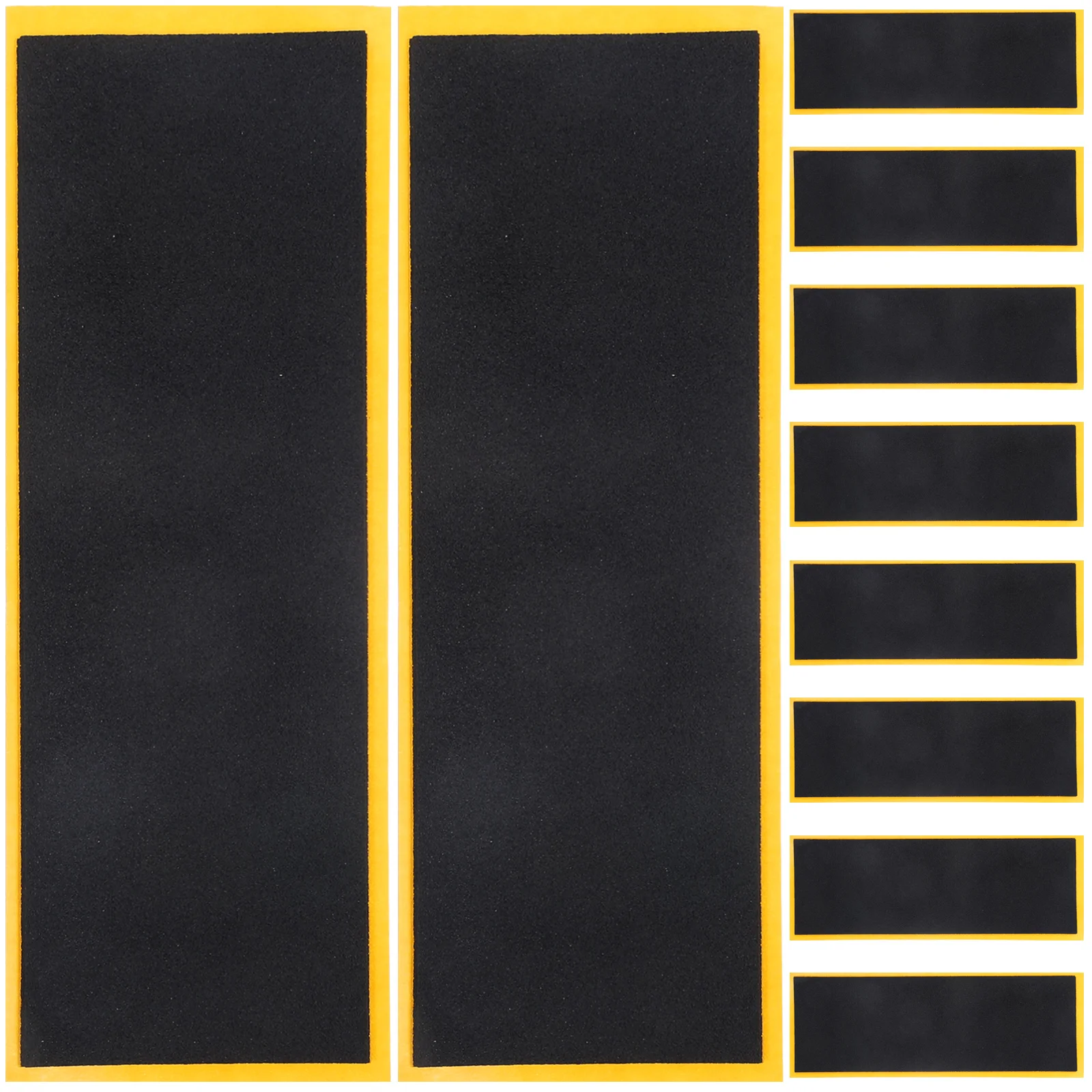 10 قطعة عدم الانزلاق الأصابع شريط لحام عالية انتعاش لينة حصيرة المضادة للانزلاق رغوة ملصق اكسسوارات رغوة شريط لحام نونسليب رغوة أشرطة