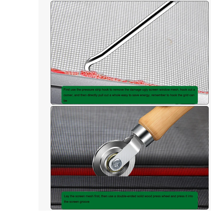 Screen Replacement Tool Screen Roller Self-installed Household Sealing Strip Presser Installation Roller