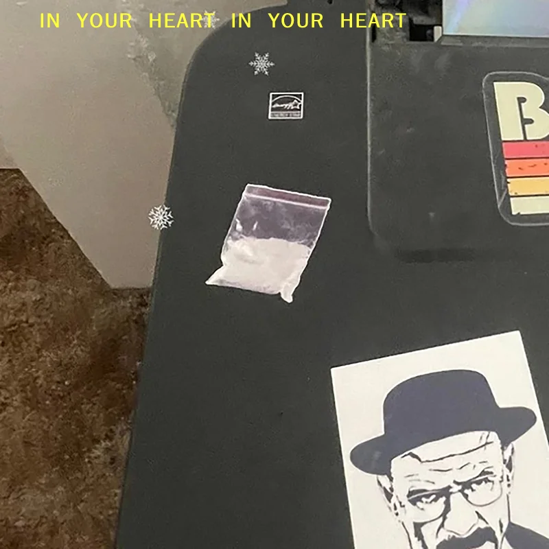 【X】Little Blow Baggies Prank Stickers Little Blow Baggies Prank Stickers Coke Bag Stickers Prank Coke Baggie Stickers