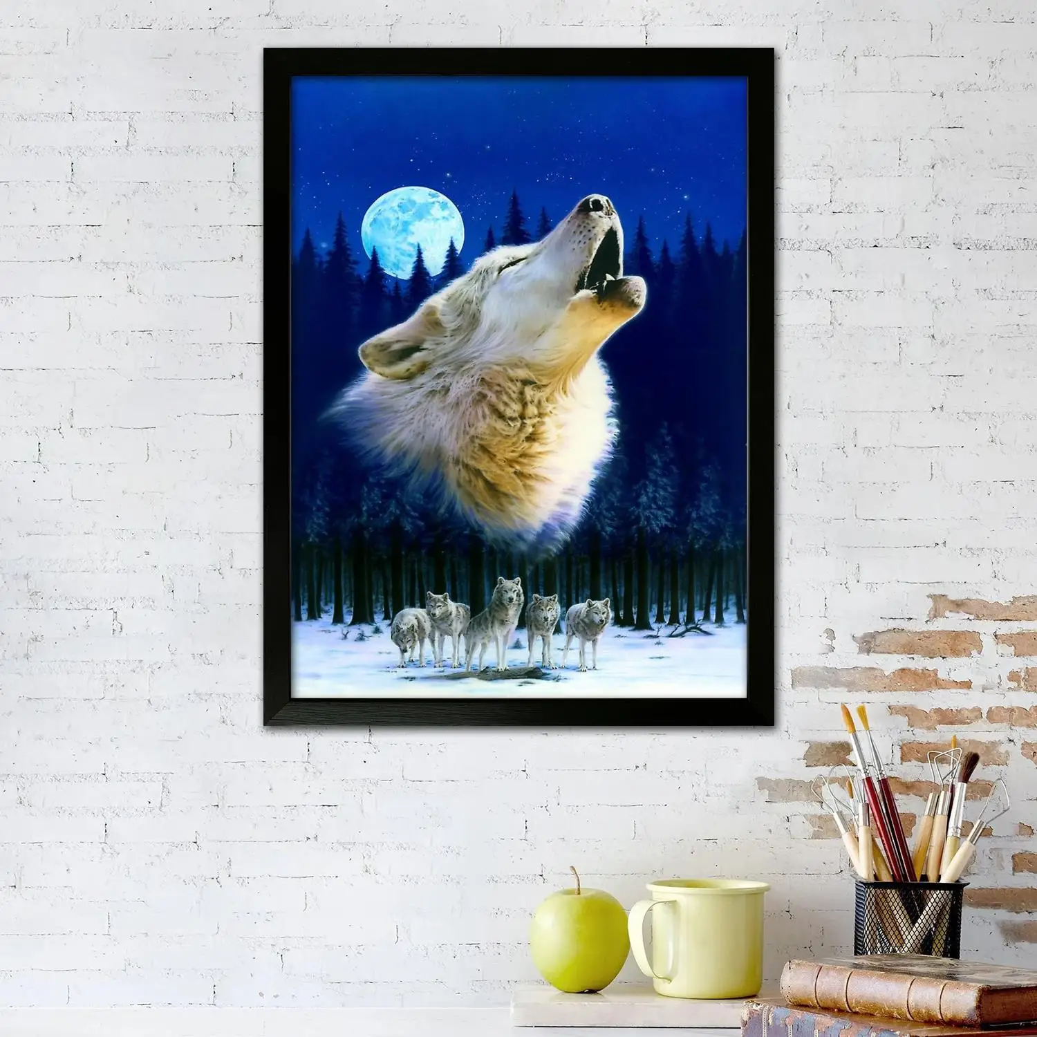 wolf rain cartoon Canvas Art Poster and Wall Art, Picture Print, Modern Family, Bedroom Decor, Posters,Decorative painting