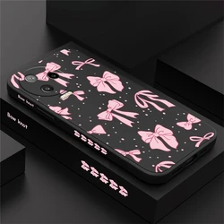 Korean Cute Bow knot Soft Silicone Phone Case For Infinix Note 10 11 12G 96 30 8 Pro NFC 8I X693 12G 88 X695 Shockproof Cover