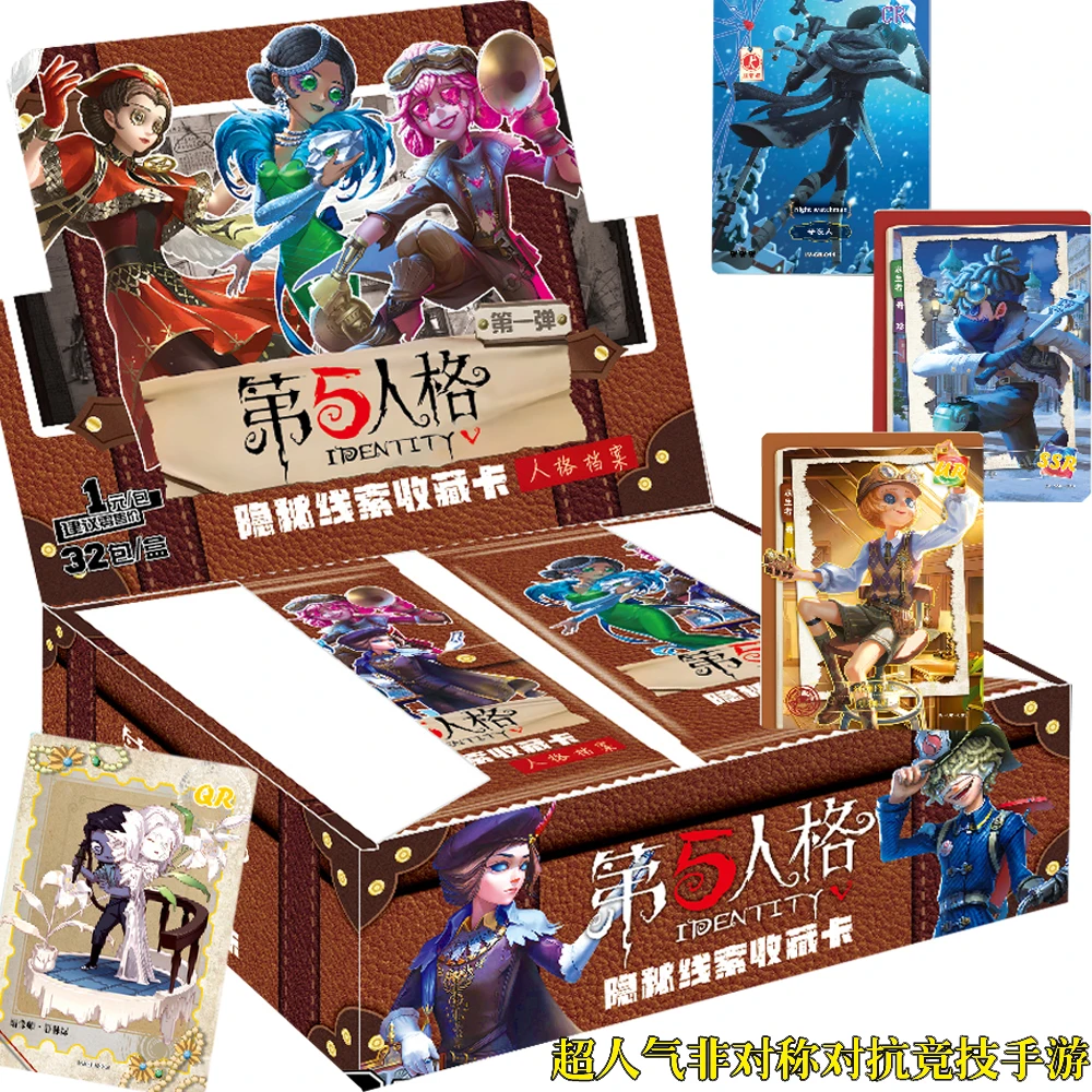 

Anime Identity V Collection Cards Super Popular Cooperative Escape Mobile Game Character Exquisite Cards Kids Board Toys Gifts