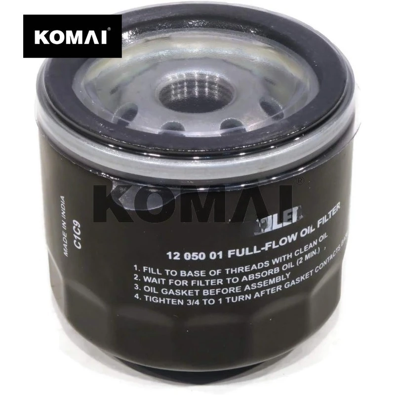 KOMAI 12 050 01-S Engine Oil Filter For CH18 - CH25 And CV18 - CV25- 12 pack
