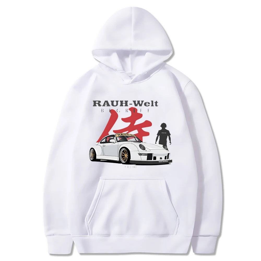 Sudadera con capucha de Manga larga con estampado japonés, ropa de calle Jdm, Harajuku, sudadera de gran tamaño, Hip Hop, Unisex