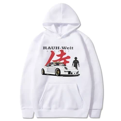 Manga Print Hoodie Japanese Streetwear Jdm Long Sleeve Cool Print Harajuku Oversized Sweatshirt Hip Hop Unisex Hoody