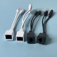 POE Spliter With Video And Power Adapter POE Cable RJ45 12V-48V Supply Module Injector for IP Camera Extender