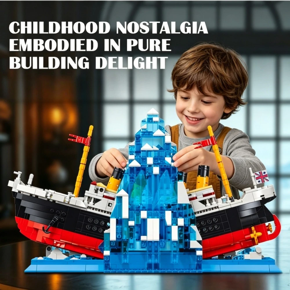 idea-movie-titanic-ship-iceberg-bookends-building-block-assembly-bricks-model-construction-toy-christmas-gifts-for-children