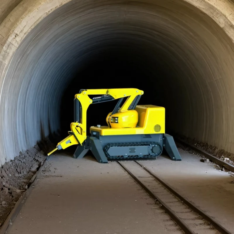 Wireless Control Lithium Powered Tracked Demolition Robot for Interior Renovation Breaking Remote Control Demolition Robot