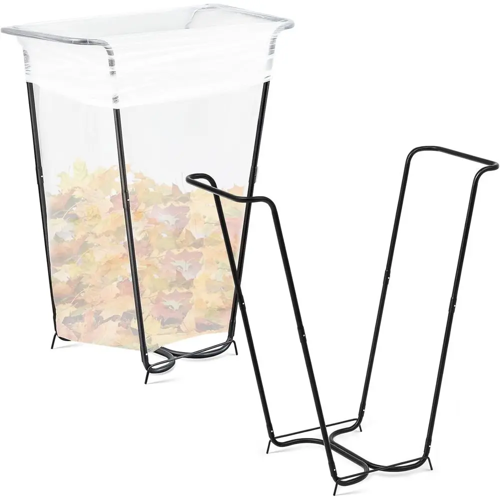 

Portable Outdoor Trash Bag Stand for 30-45 Gallon Bags, Ideal for Lawn, Garden, and Camping